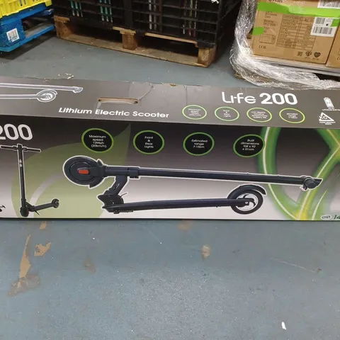 BOXED LI-FE 200 ELECTRIC SCOOTER - COLLECTION ONLY