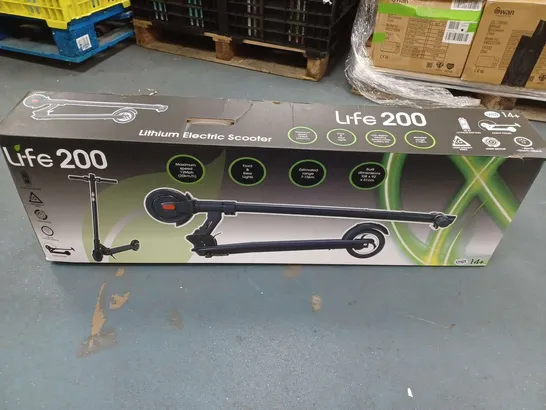 BOXED LI-FE 200 ELECTRIC SCOOTER - COLLECTION ONLY RRP £331.99