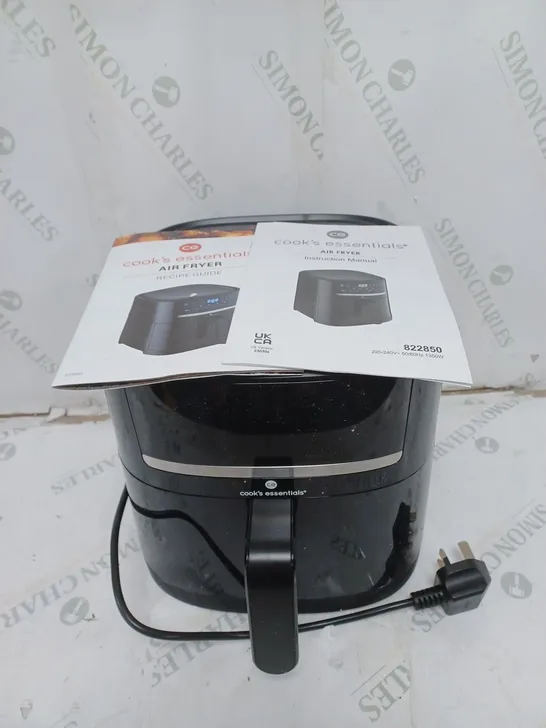 BOXED OUTLET COOK'S ESSENTIALS 4L DIGITAL AIR FRYER IN BLACK