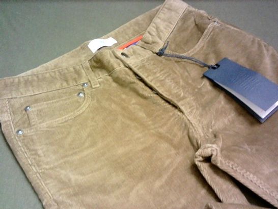 SPOKE REGULAR BROWN CORD TROUSERS - W32