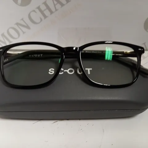 SCOUT BRENT BILAYER BLACK/GREY PRESCRIPTION GLASSES