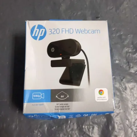 FIVE BOXED HP 320 FHD WEBCAMS