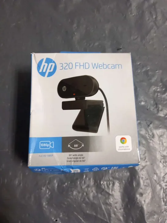 FIVE BOXED HP 320 FHD WEBCAMS