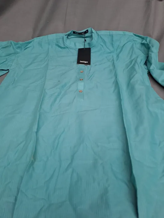 IMAGE SOLID LIGHT BLUE LONG SHIRT - XL