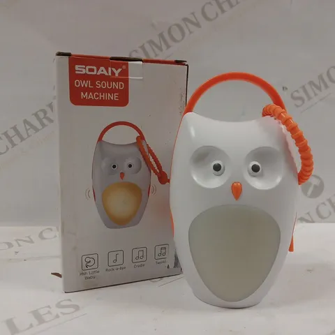 BOXED SOAIY OWL SOUND MACHINE BABY SOOTHER 