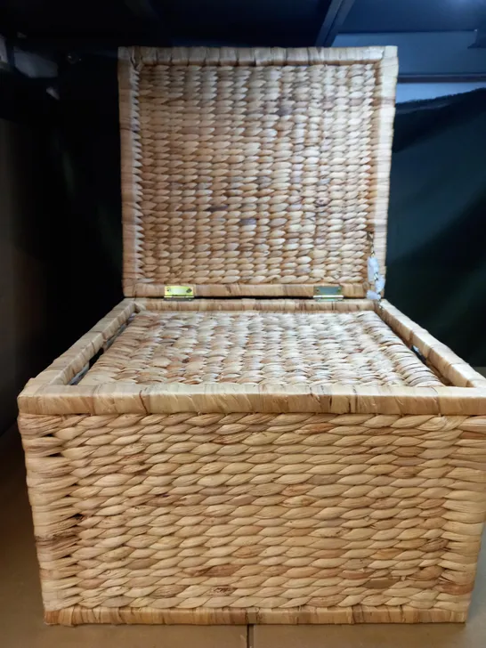 JOHN LEWIS HAND CRAFTED 3 BOXED STORAGE BASKETS 