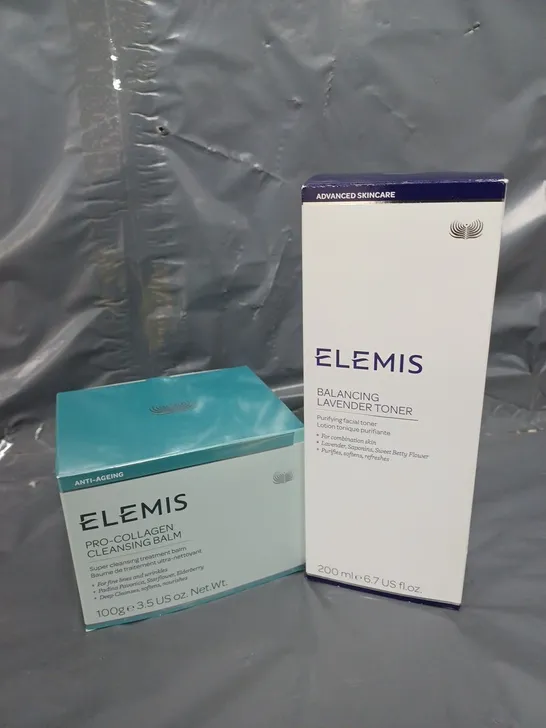 BOXED ELEMIS DUO TO INCLUDE PRO-COLLAGEN CLEANSING BALM (100g) & SOOTHING LAVENDER TONER (200ml)