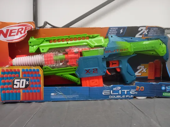 BOXED NERF ELITE 2.0 DOUBLE PUNCH GUN