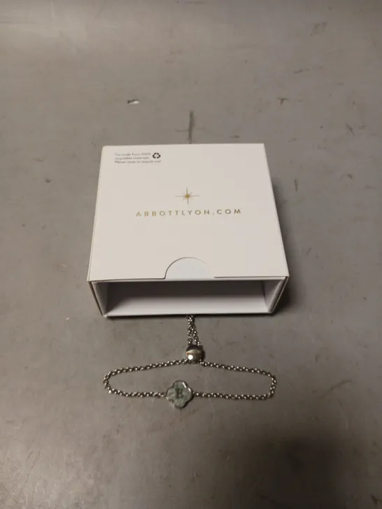 BOXED ABBOTTLYON "E" BRACELET