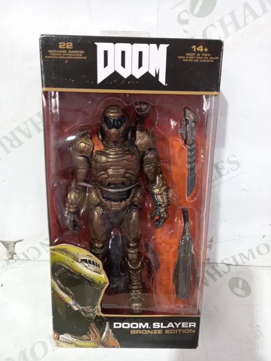 MCFARLANE COLLECTIBLE DOOM SLAYER FIGURE - BRONZE EDITION