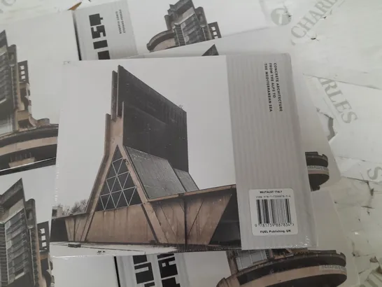 LOT OF 6 SEALED BRUTALIST ITALY ARCHITECTURE BOOKS