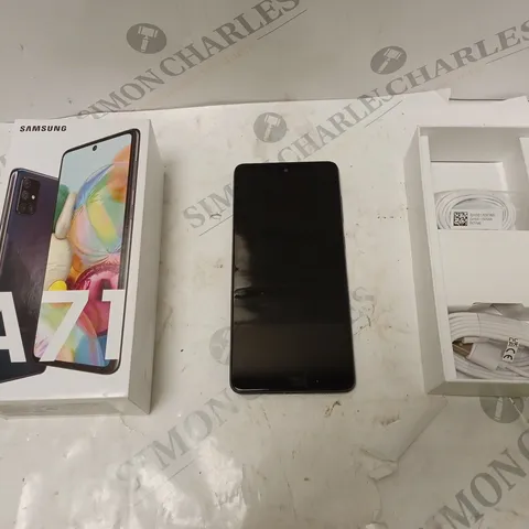 BOXED SAMSUNG A71 WITH ACCESSORIES 