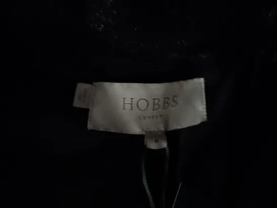 HOBBS LONDON FAUX FUR JACKET - BLACK SIZE M