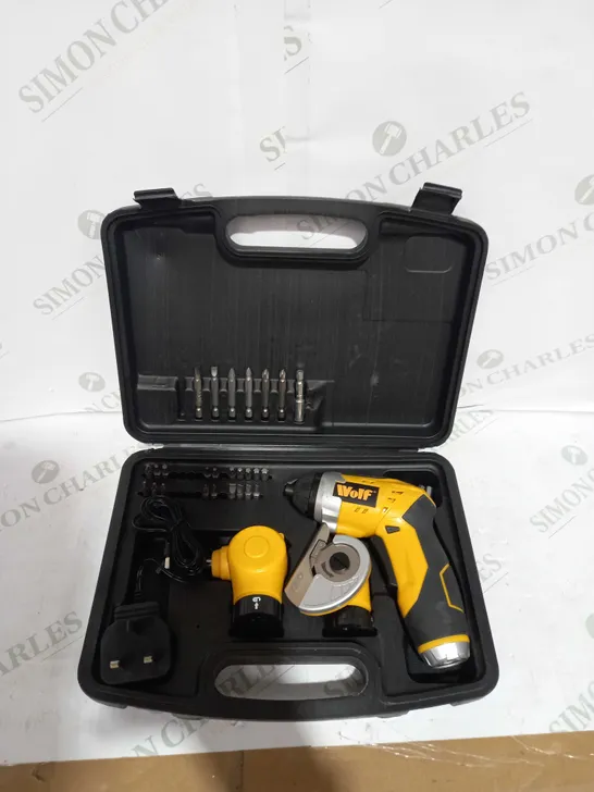 WOLF MULTI HEAD CORDLESS 3.6V LITHIUM ION SCREWDRIVER