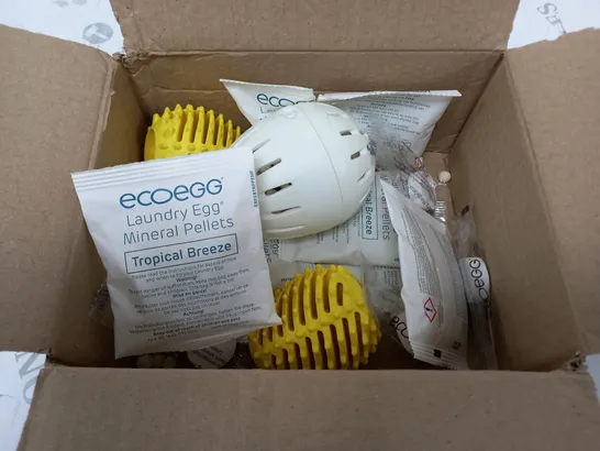 ECOEGG LAUNDRY EGG KIT WITH DRYER EGGS & DETOX TABLETS - TROPICAL