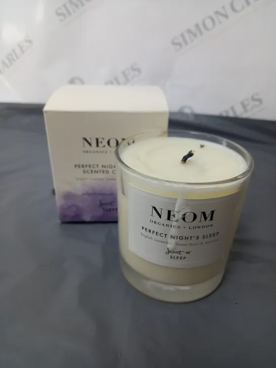 NEOM ORGANICS LONDON – TRANQUILLITY SCENTED CANDLE – SCENT TO SLEEP (1 WICK)