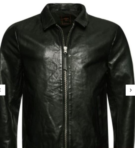 BRAND NEW INDIE COACH LEATHER JACKET BLACK - SIZE SMALL RRP £200
