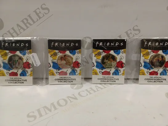 BOX TO CONTAIN APPROX. 8 X FRIENDS THE TELEVISION SERIES COMMEMORATIVE COINS 