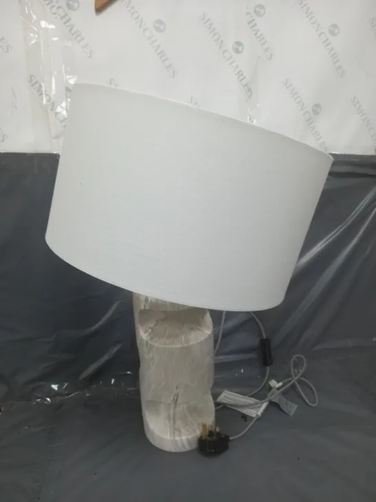 VERY HOME SCULPTURAL MARBLE TABLE LAMP RRP £65