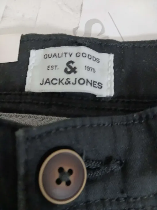 JACK & JONES BLACK JEANS SIZE 30 34