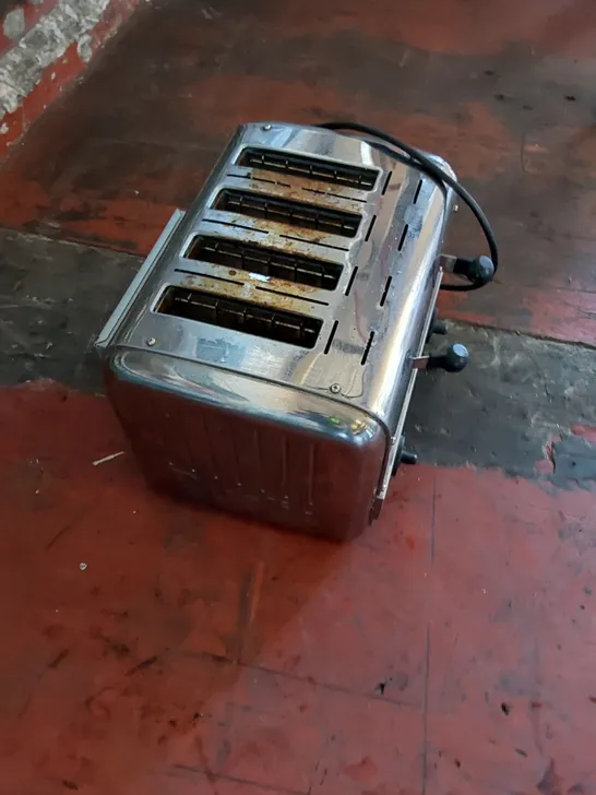 DUALIT DCP4 COMMERCIAL STAINLESS STEEL TOASTER 