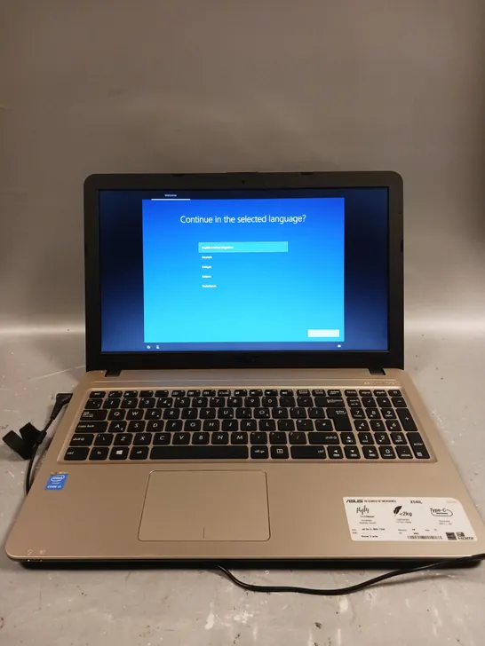 ASUS X540L SERIES LAPTOP 