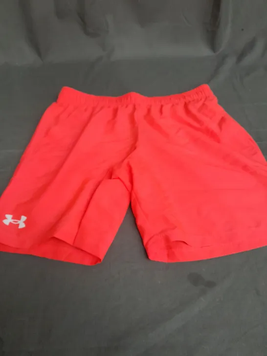 UNDER ARMOUR PINK SHORT - YOUTH XL