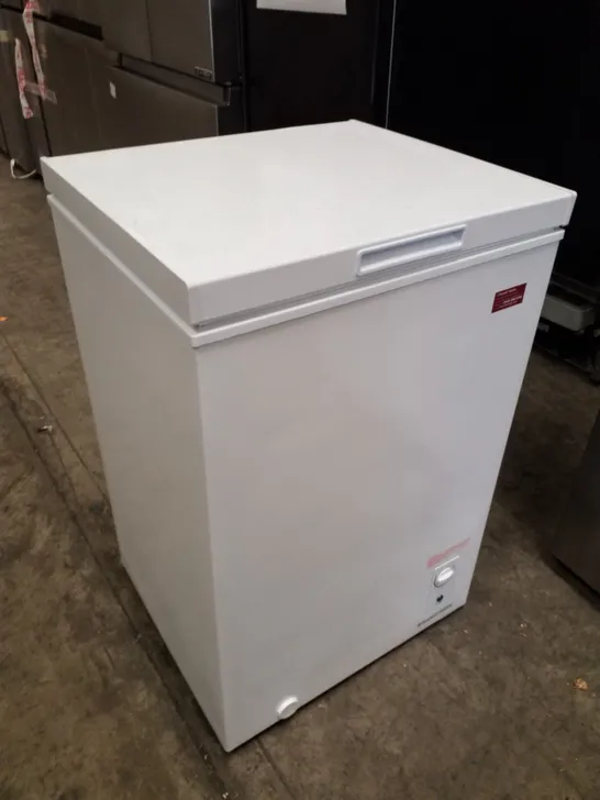 RUSSELL HOBBS 99L FREESTANDING WHITE CHEST FREEZER - UNPROCESSED RAW RETURN