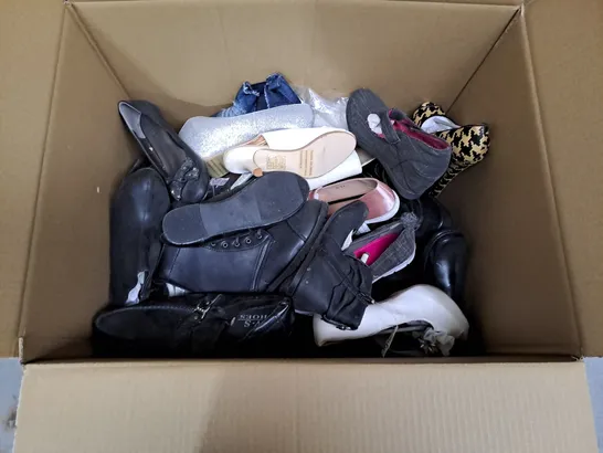 BOXED LOT OF ASSORTED SHOES