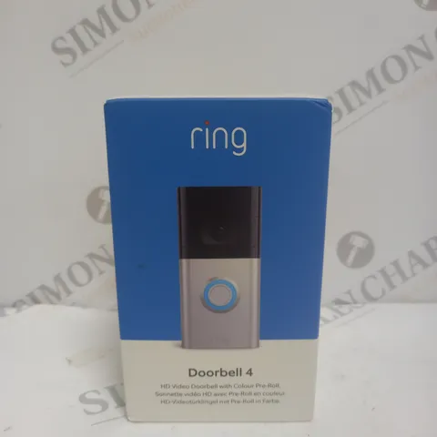 BOXED SEALED RING DOORBELL 4 