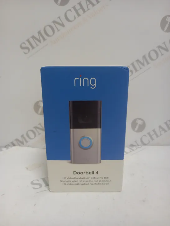 BOXED SEALED RING DOORBELL 4 