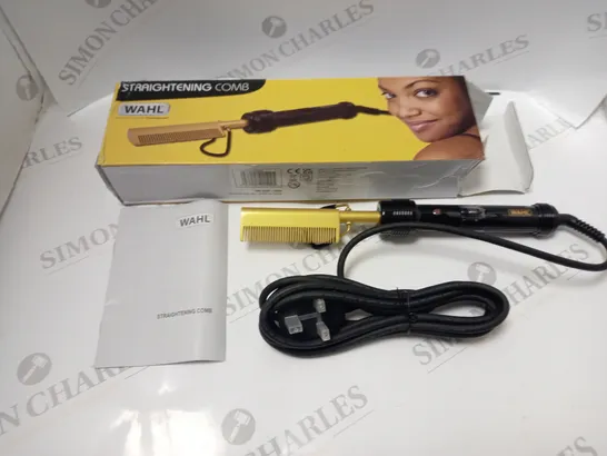 BOXED WAHL MAINS POWERED STRAIGHENING COMB WITH INSTRUCTIONS