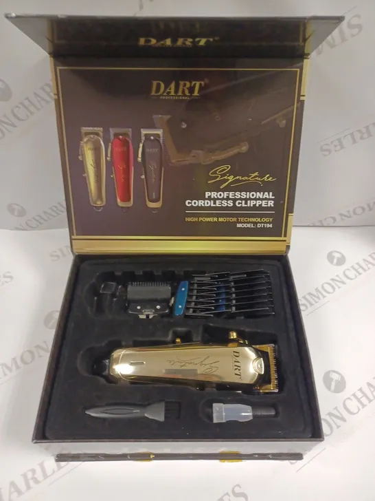 BOXED DART SIGNATURE PROFESSIONAL CORDLESS CLIPPER 