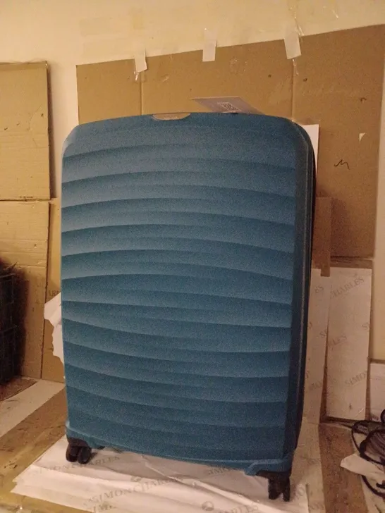 SUNWAVE PETROL BLUE SUITCASE