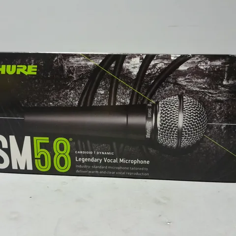 BOXED SHURE SM58 LEGENDARY VOCAL MICROPHONE