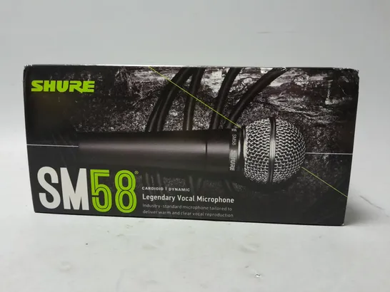 BOXED SHURE SM58 LEGENDARY VOCAL MICROPHONE