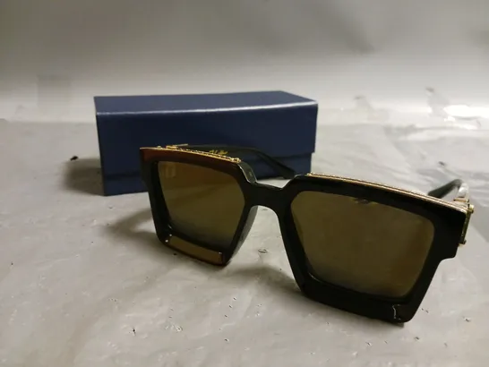 BOXED LOUIS VUITTON GOLD TINTED SUNGLASSES 