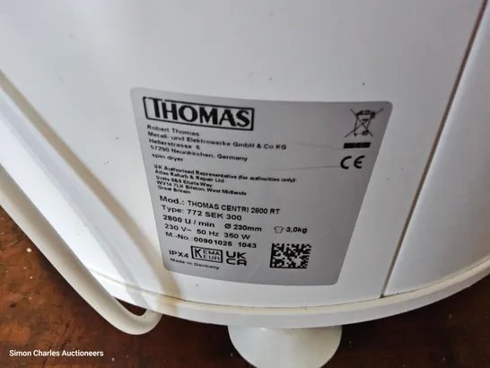 THOMAS SPIN DRYER WHITE