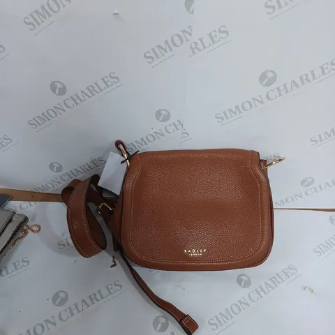 BRADLEY ONDON BROWN LEATHER HANDBAG