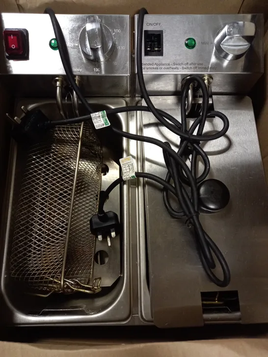 BUFFALO DUAL BASKET DEEP FAT FRYER 