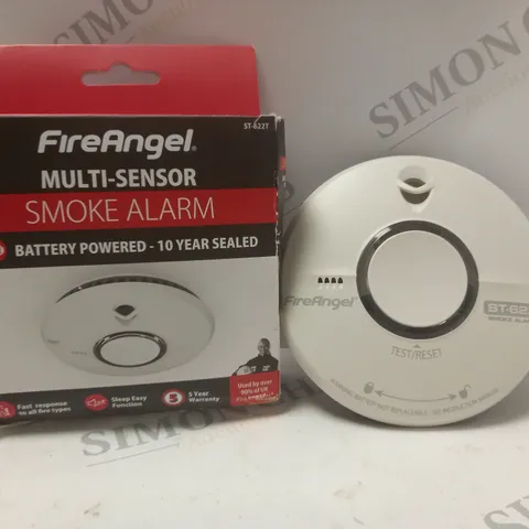 BOXED FIREANGEL MULTI-SENSOR SMOKE ALARM