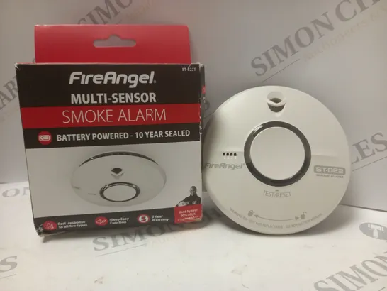 BOXED FIREANGEL MULTI-SENSOR SMOKE ALARM