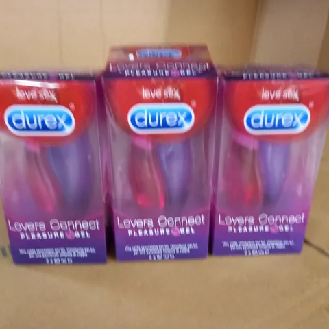 LOT OF 3 DUREX 2-PACKS OF PLEASURE GEL