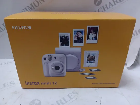 BOXED FUJIFILM INSTAMAX MINI 12 CAMERA KIT RRP £129.99