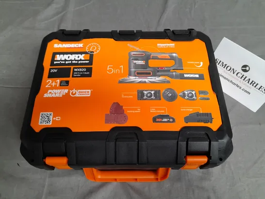 BOXED AS NEW WORX WX820 5IN1 MULTI SANDER