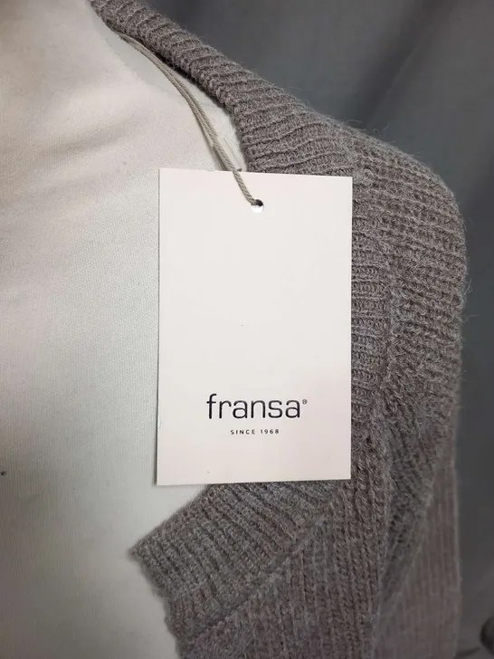 BRAND NEW BAGGED FRANSA FRERETTA CARDIGAN 4 BROWN SIZE M