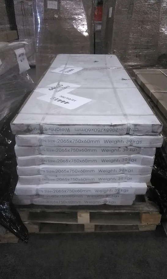 PALLET OF 10 TRINITY RANGE PREMIUM 10MM 760 X 2000 WALK IN SHOWER SCREENS