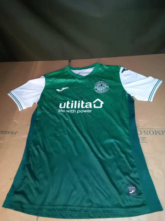 HIBERNIAN FC FOOTBALL JERSEY SIZE M