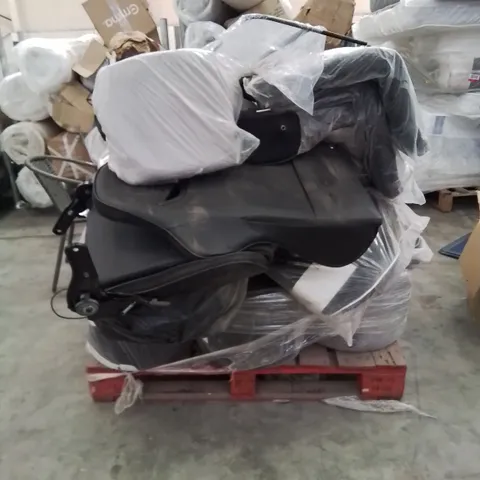 PALLET OF MIXED VARIOUS FURNITURE PARTS AND CHAIRS