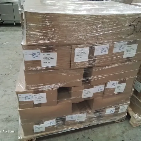 PALLET OF 30 BOXES EACH CONTAINING 40 BOTTLES OF 300ml HAND SANITIZER. 1200 BOTTLES TOTAL